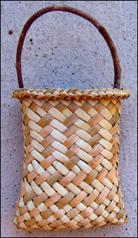 photo of brown and white basket