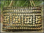 photo of flax bag by Maureen Harte