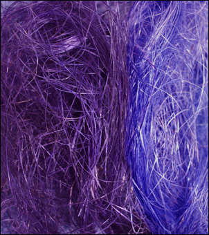 photo of dyed fibre