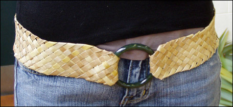 photo of a flax belt
