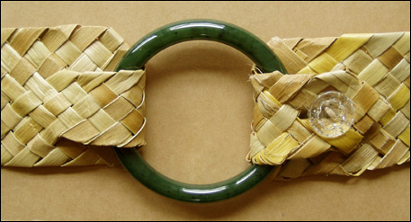 close-up of greenstone-bangle belt