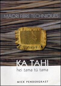 photo of Maori weaving techniques book