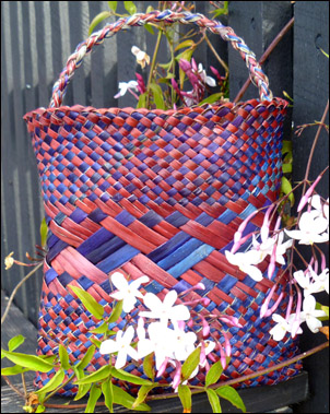 photo of patterned basket
