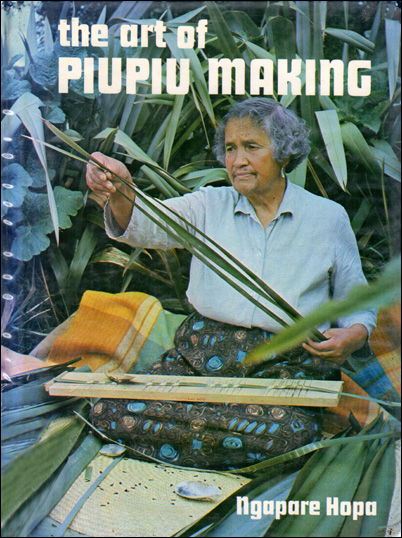 photo of Maori skirt weaving book