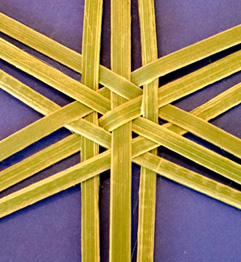photo of woven star