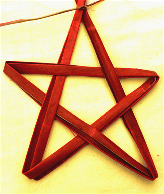 image of simple flax star