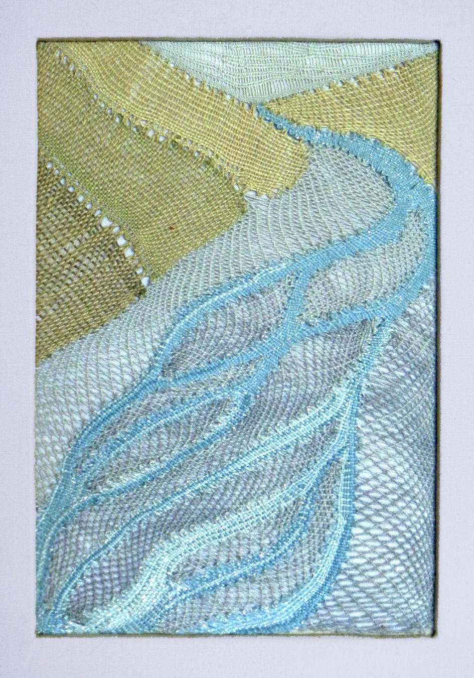 image of woven braided river