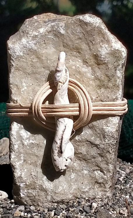 image of wrapped stone