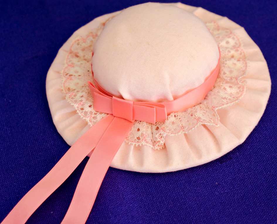 image of lace edging on hat pincushion