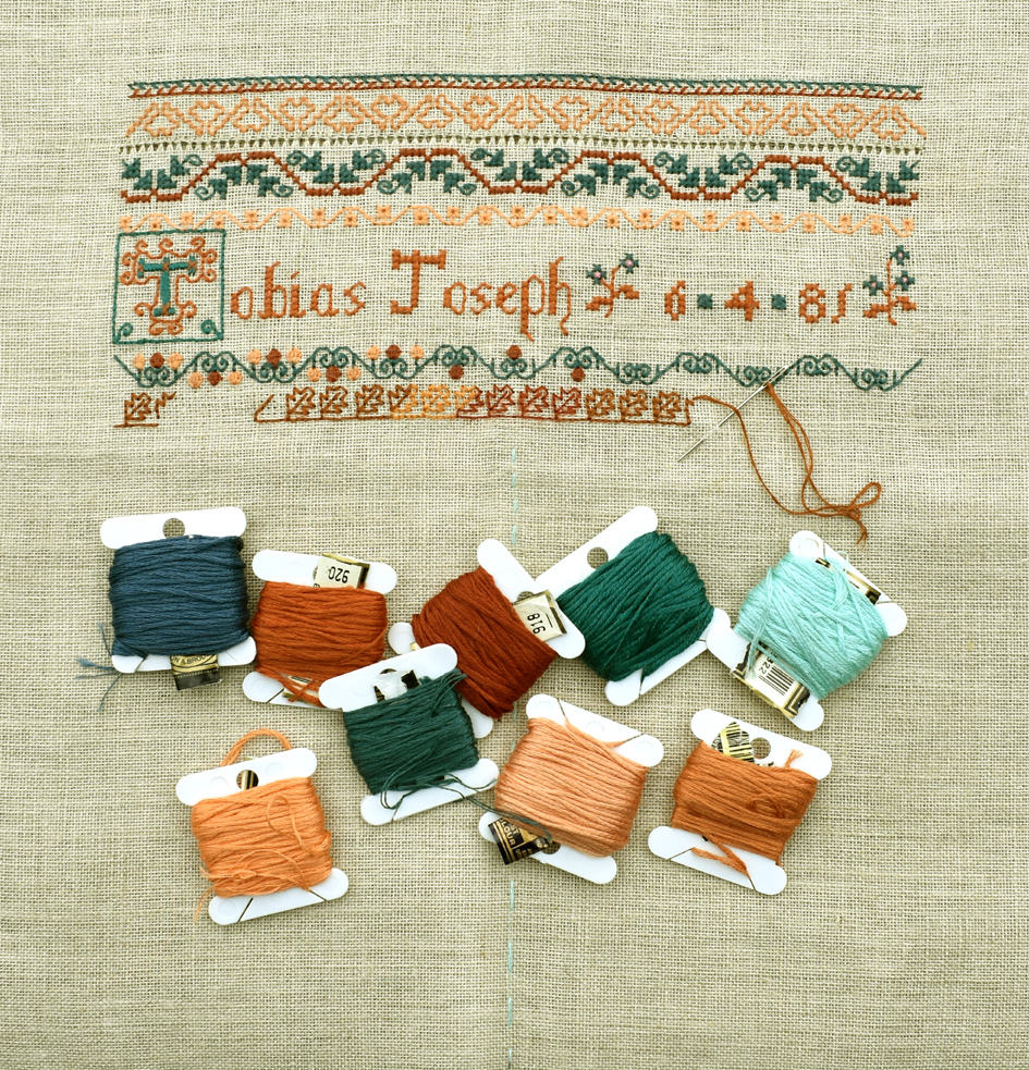 image of cross-stitch for Toby