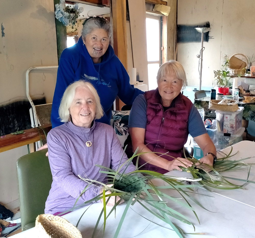 Photo of weaving group